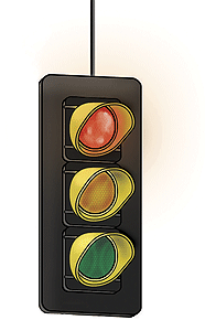 2302 Hanging Single Sided Working Traffic Light