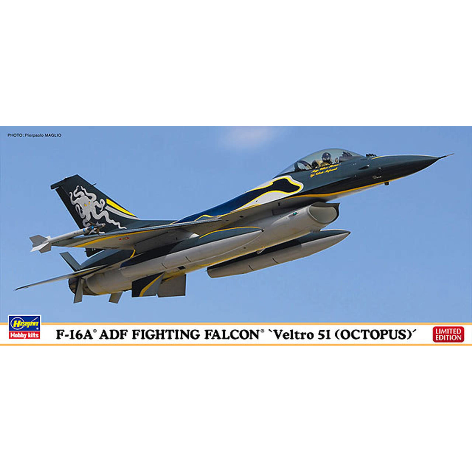 Hasegawa 01997 F16A ADF Fighting Falcon -Veltro 51 Octopus