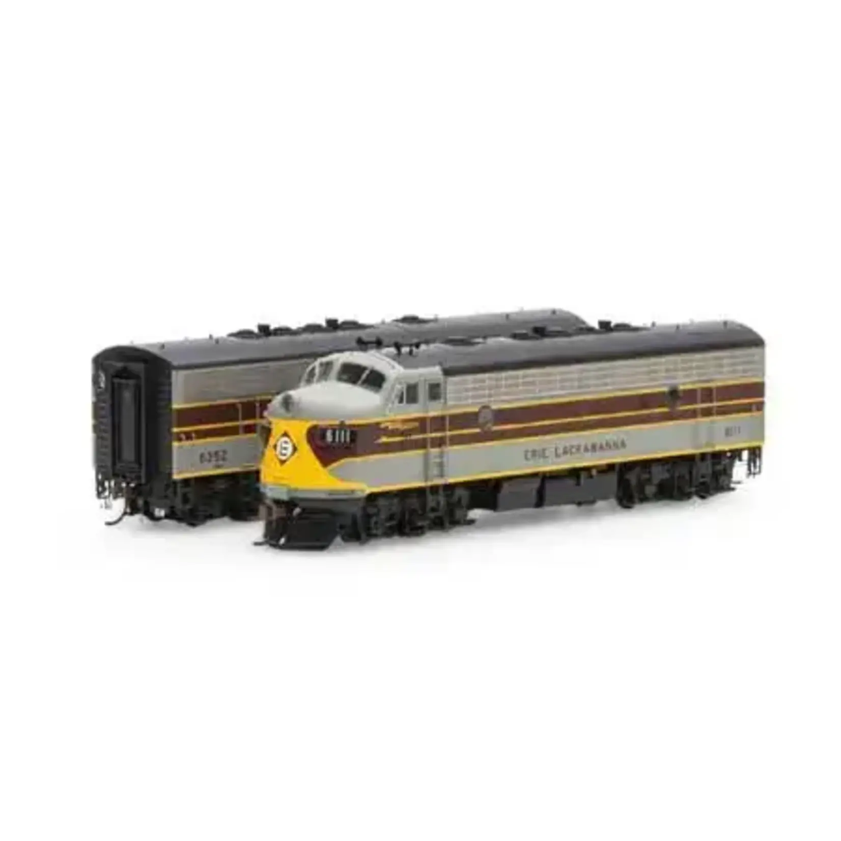 Athearn 19357 HO F7 A/B Erie Lackawanna Freight #6111/#6352