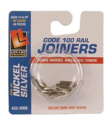 4333009 Rail Joiners pkg(48) - Nickel Silver For Code 100 Track