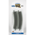 Bachmann 44505 HO E-Z Track 15" Radius Curve Track pkg(4)