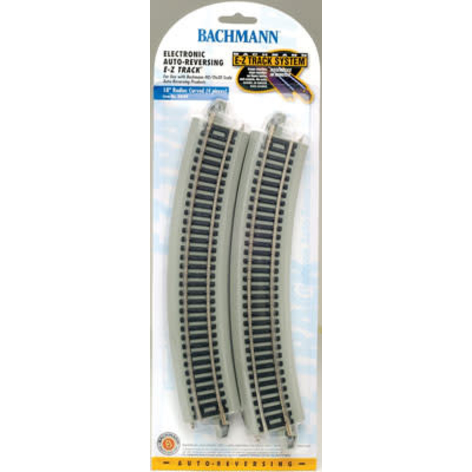 Bachmann 44549 HO E-Z Track Reversing 18" Radius pkg(4)