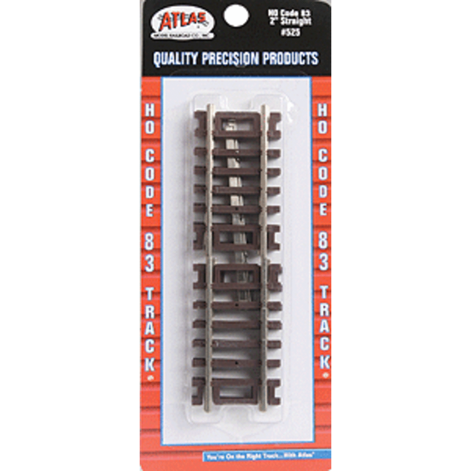 Atlas 525 HO Code 83 2" Straight Section - 4 Piece