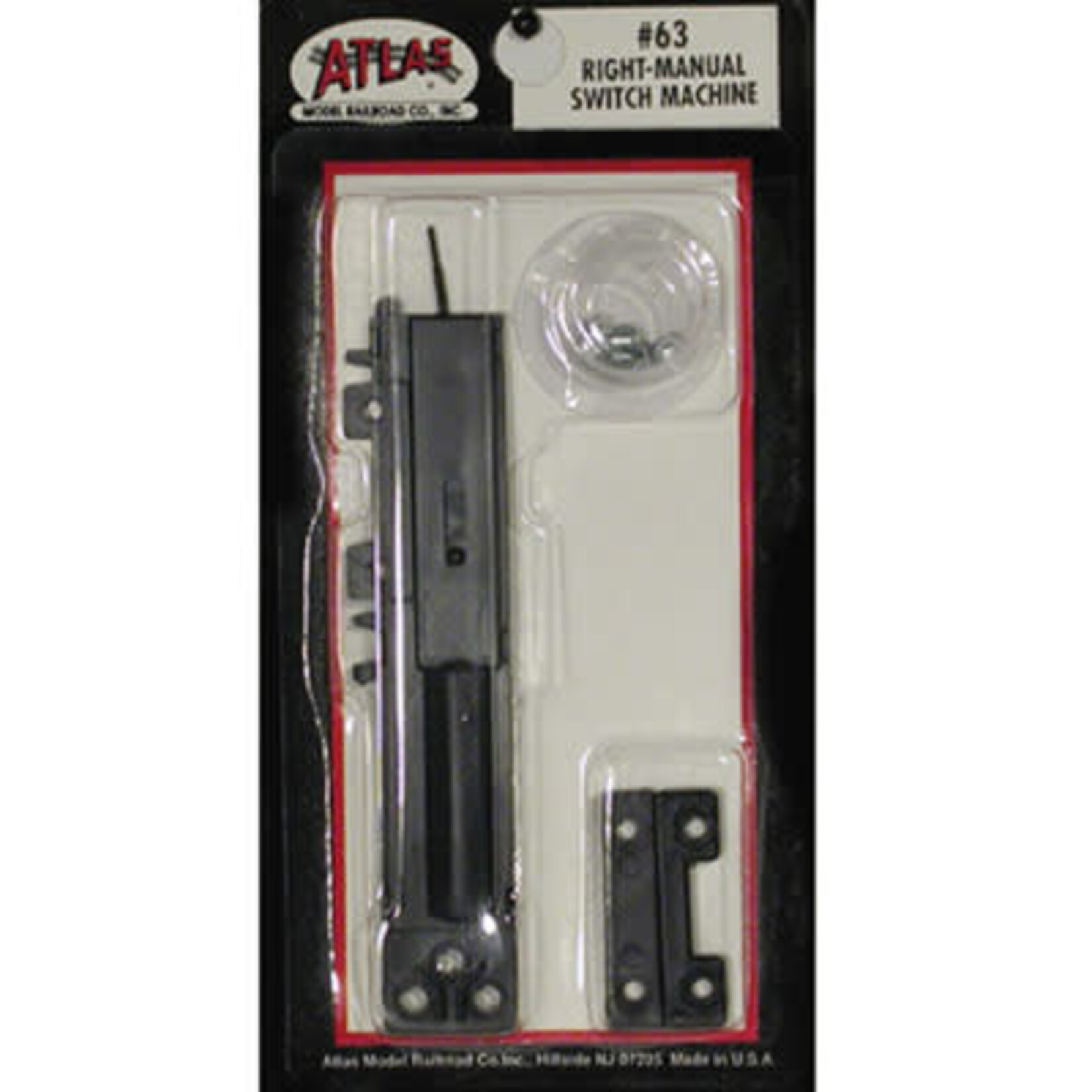 Atlas 63 HO Code 100 Right Manual Switch Machine
