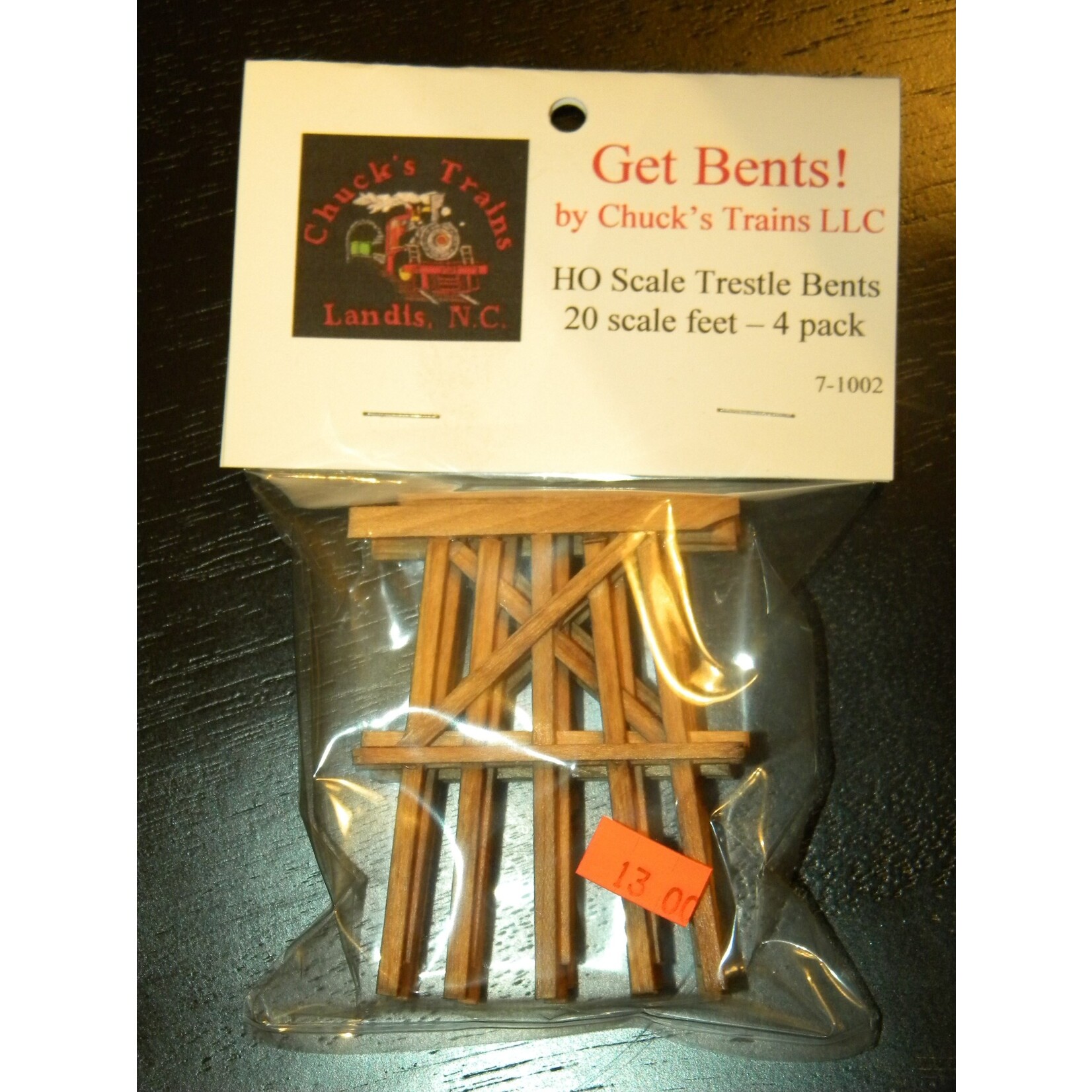 20 Scale Foot Timber Trestle Bent 4 pack