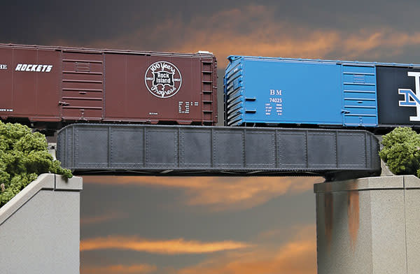 9334501 HO 50' Single-Track Railroad Through Girder Bridge