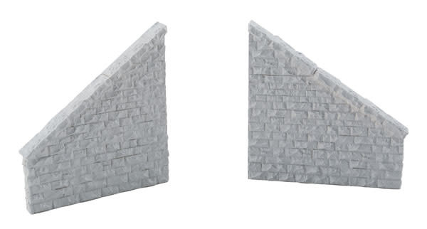 9334586 HO Railroad Bridge Stone Wing Walls
