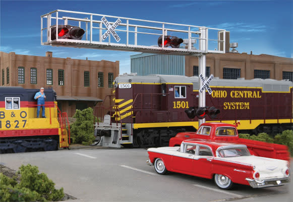 9494330 HO Modern Cantilever Grade Crossing Signal