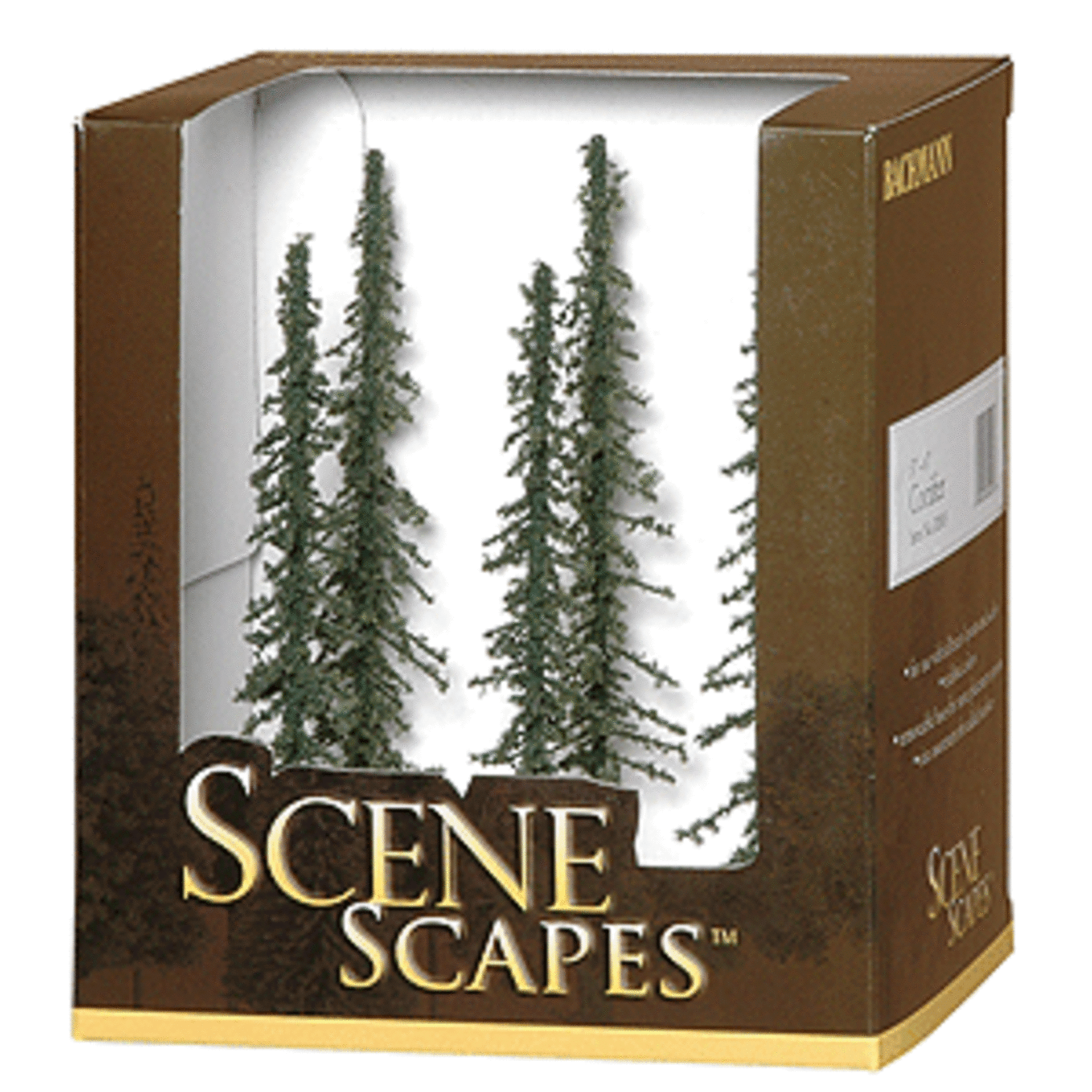 Bachmann 32003 SceneScapes Conifers 5-6" Tall pkg(6)