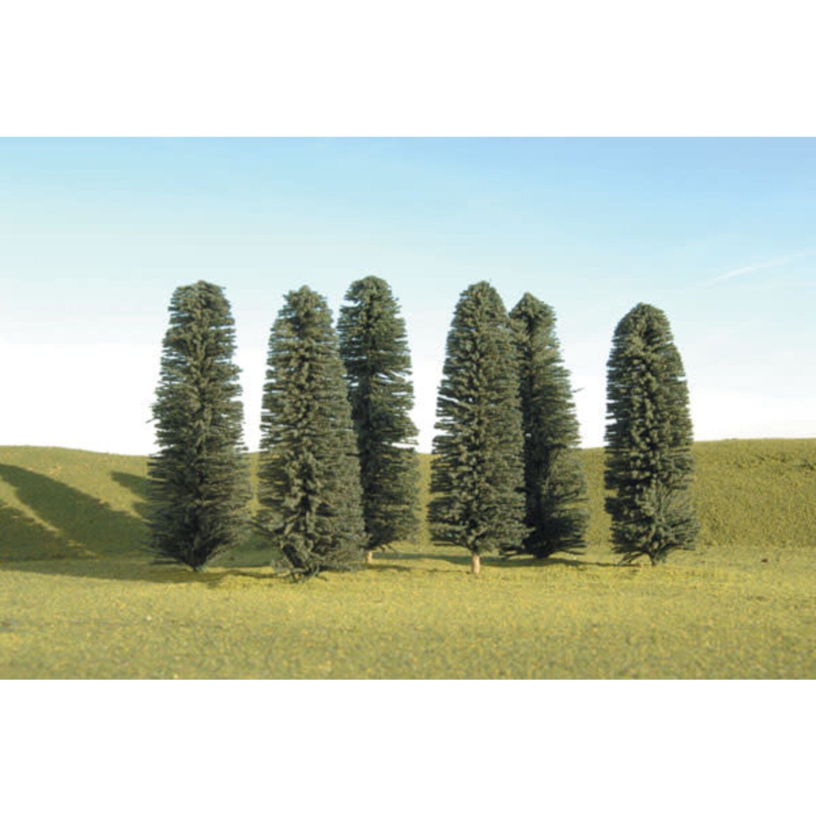 Bachmann 32005 SceneScapes (TM)Cedar 5-6" Tall pkg(6)