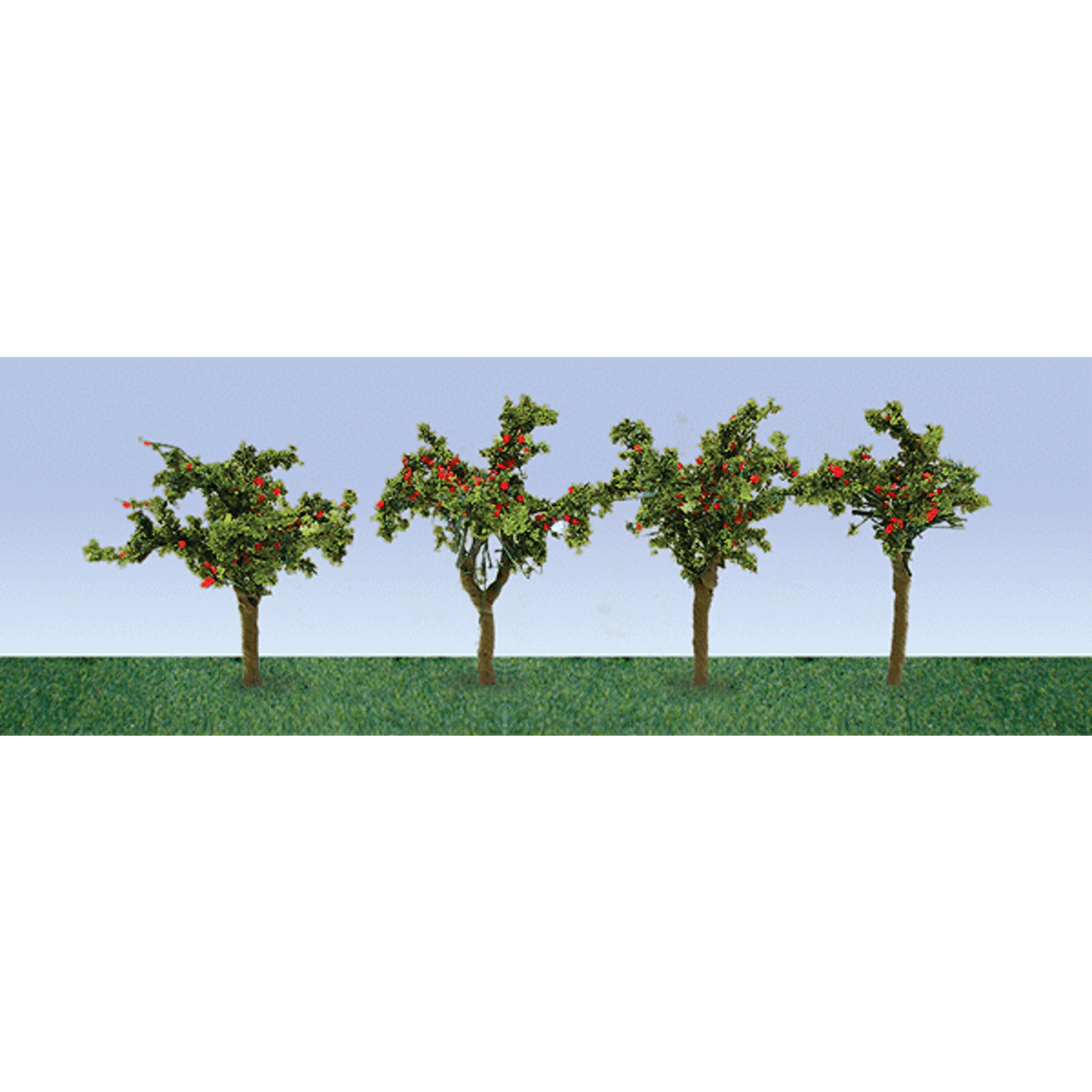 JTT APPLE SAPLINGS 1"~3/8", HO-SCALE, 12/PK