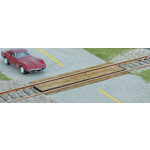 Walthers 9494158 HO Wood Grade Crossing -- Laser-Cut Wood Kit - Single