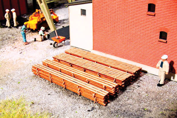 9494132 HO Stack of Boards -- 2 Each: Short 13-64 x 2-1/2" Long