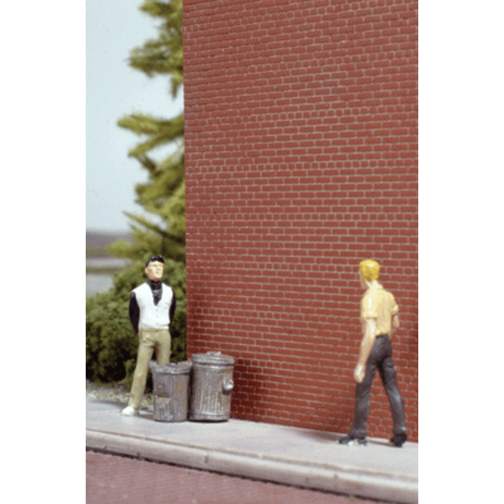 Walthers 9333522 BRICK SHEETS Brick Sheet - 4 x 9-3/4" 10.1 x 24.7cm pkg(