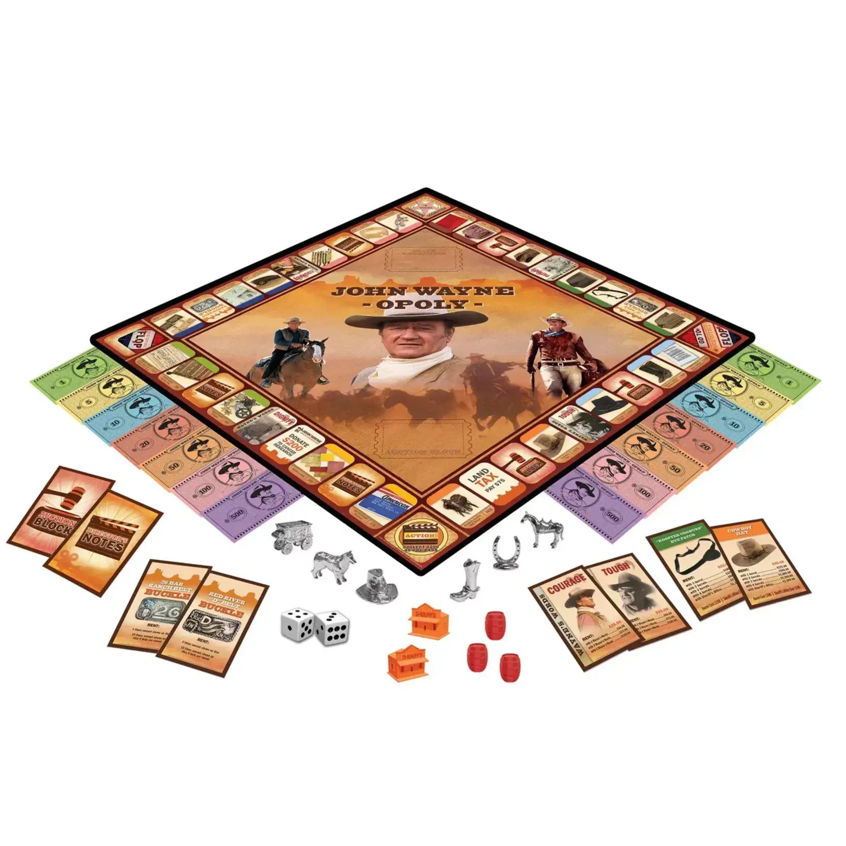 MasterPieces 42084 John Wayne Opoly - Monopoly