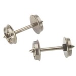 Bachmann 42903 HO Flat-Back Wheelsets - 36" pkg(12)