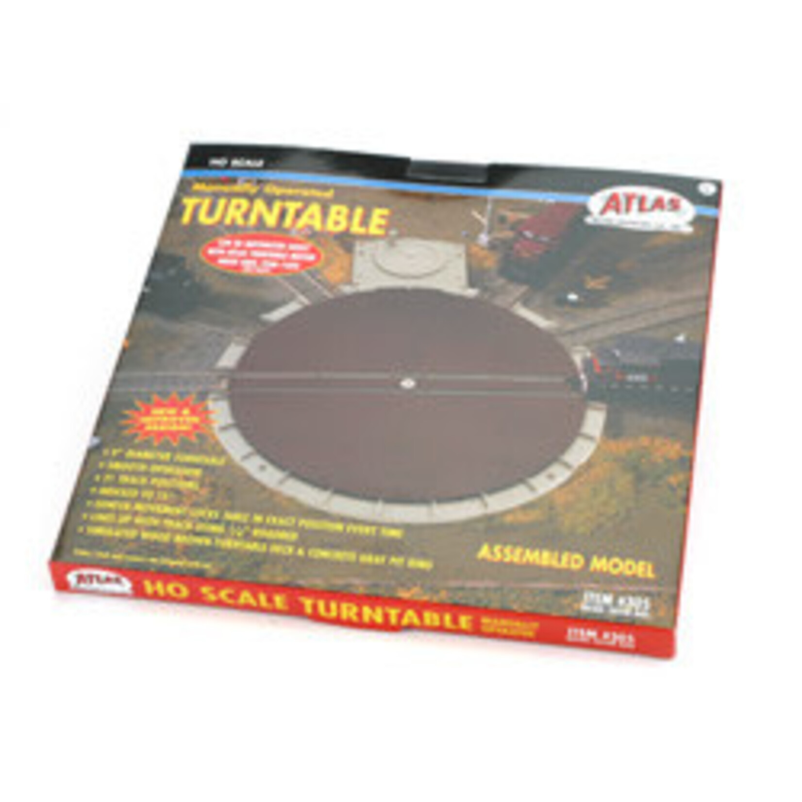 Atlas 305 HO Manual Turntable - 21 Stalls