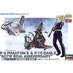 Hasegawa 60512 Eggplane F-4 & F-15 ADTW 60th Anniv 2 Kits