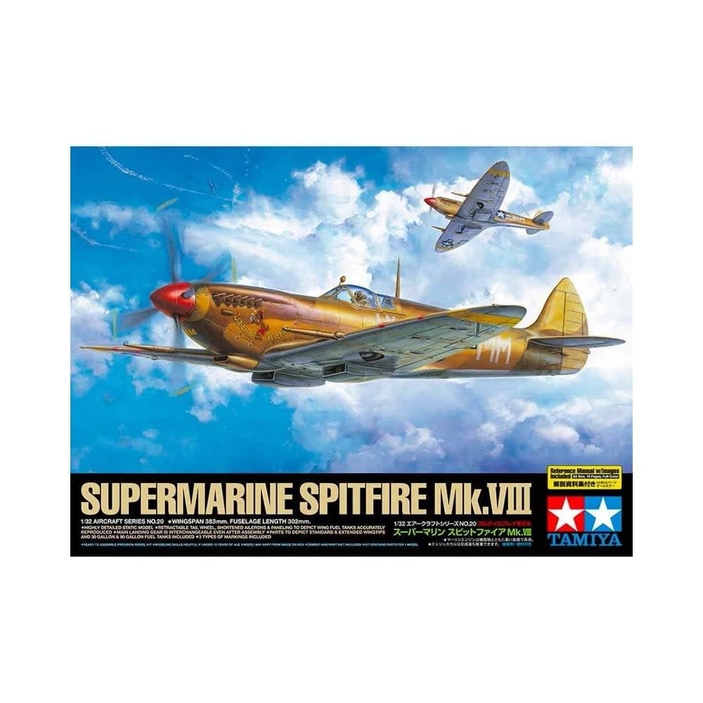 Train Spitfire Tamiya 60320 1/32 Supermarine Spitfire - Chuck's Trains & Hobby Depot