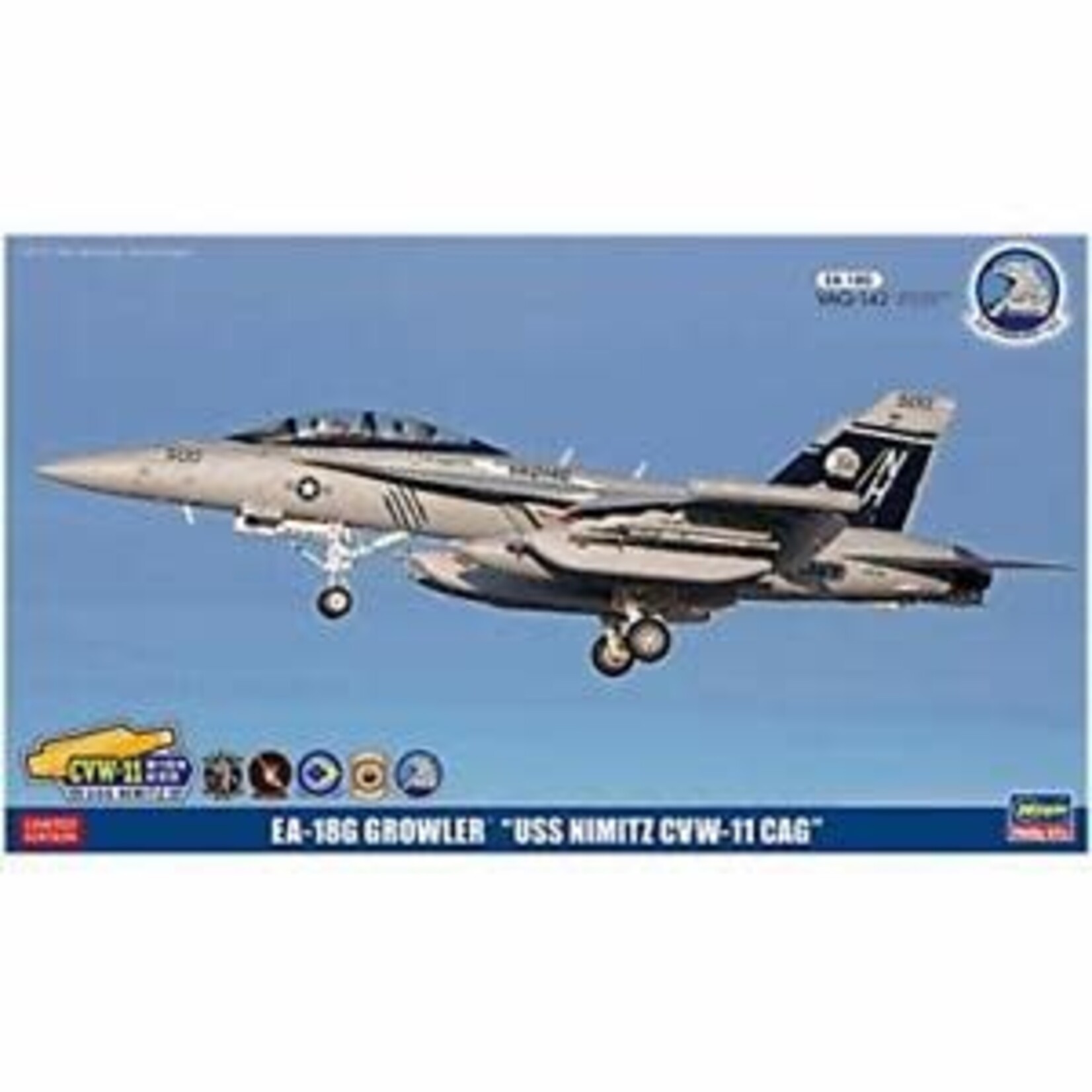 Hasegawa 52144 1/72 EA-18G Growler USS Ronald Reagan CVW-5 CA