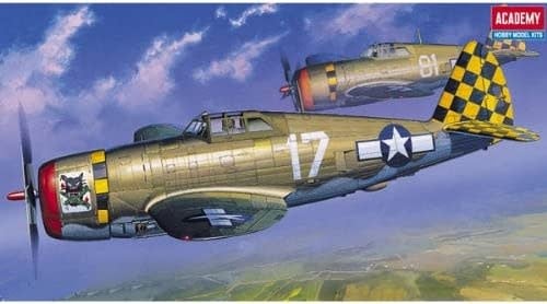 12492 P-47D Thunderbolt Razorback, Multicolor