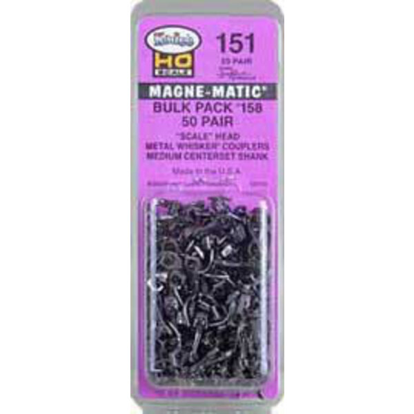 Kadee #145 Accoppiatori In Metallo Baffo - Overset Corto Per Modellismo Ferroviario Scala HO