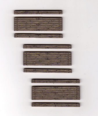 114 HO Wood Grade Crossing 3PK