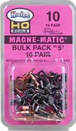 10 HO Bulk Pack 10 Pair of #5 Coupler