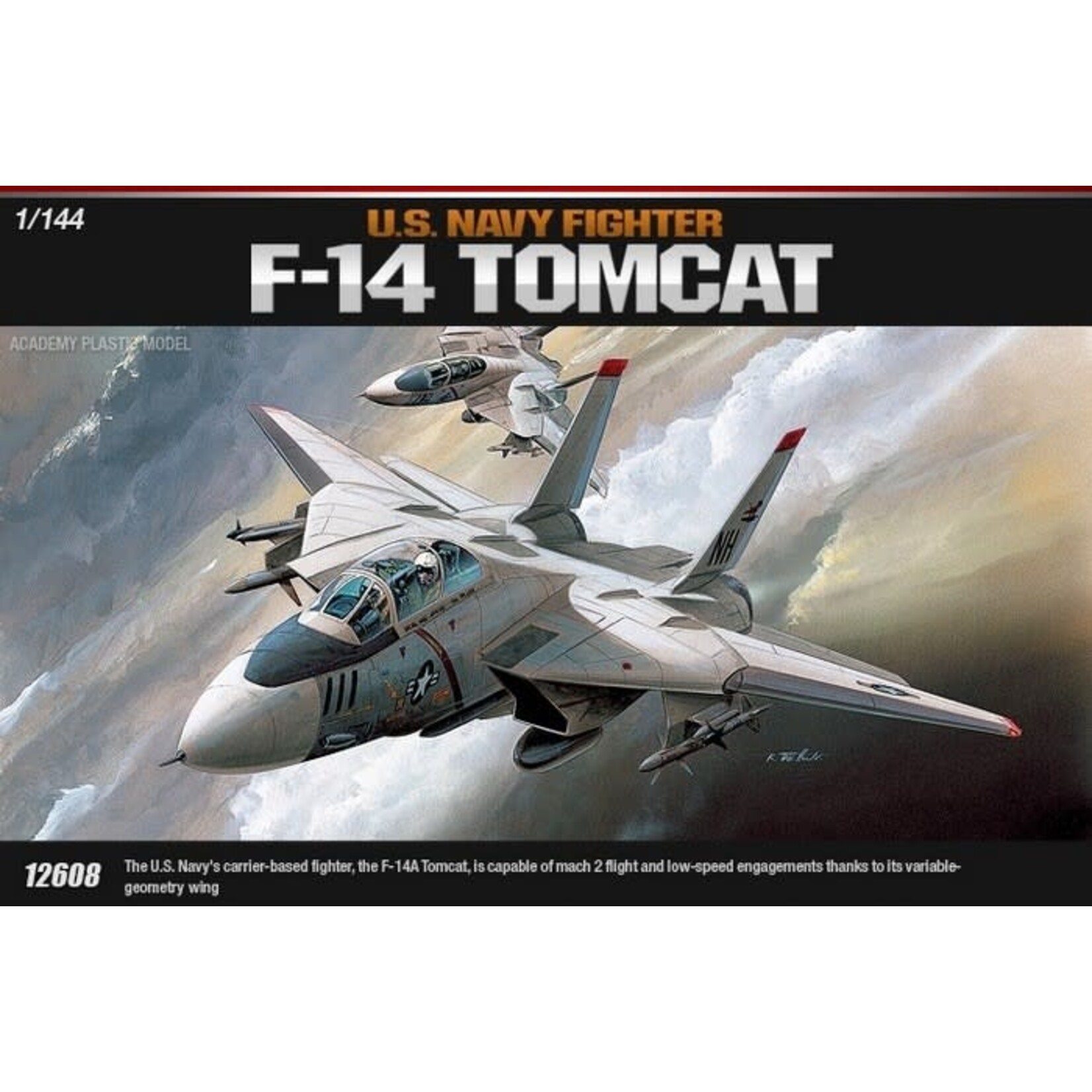 Academy 12608 1/144 F14 Tomcat Fighter