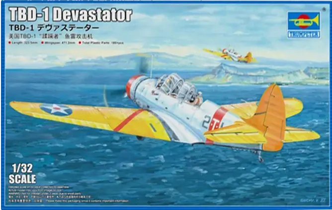 2226 1/32 TBD1 Devastator Aircraft