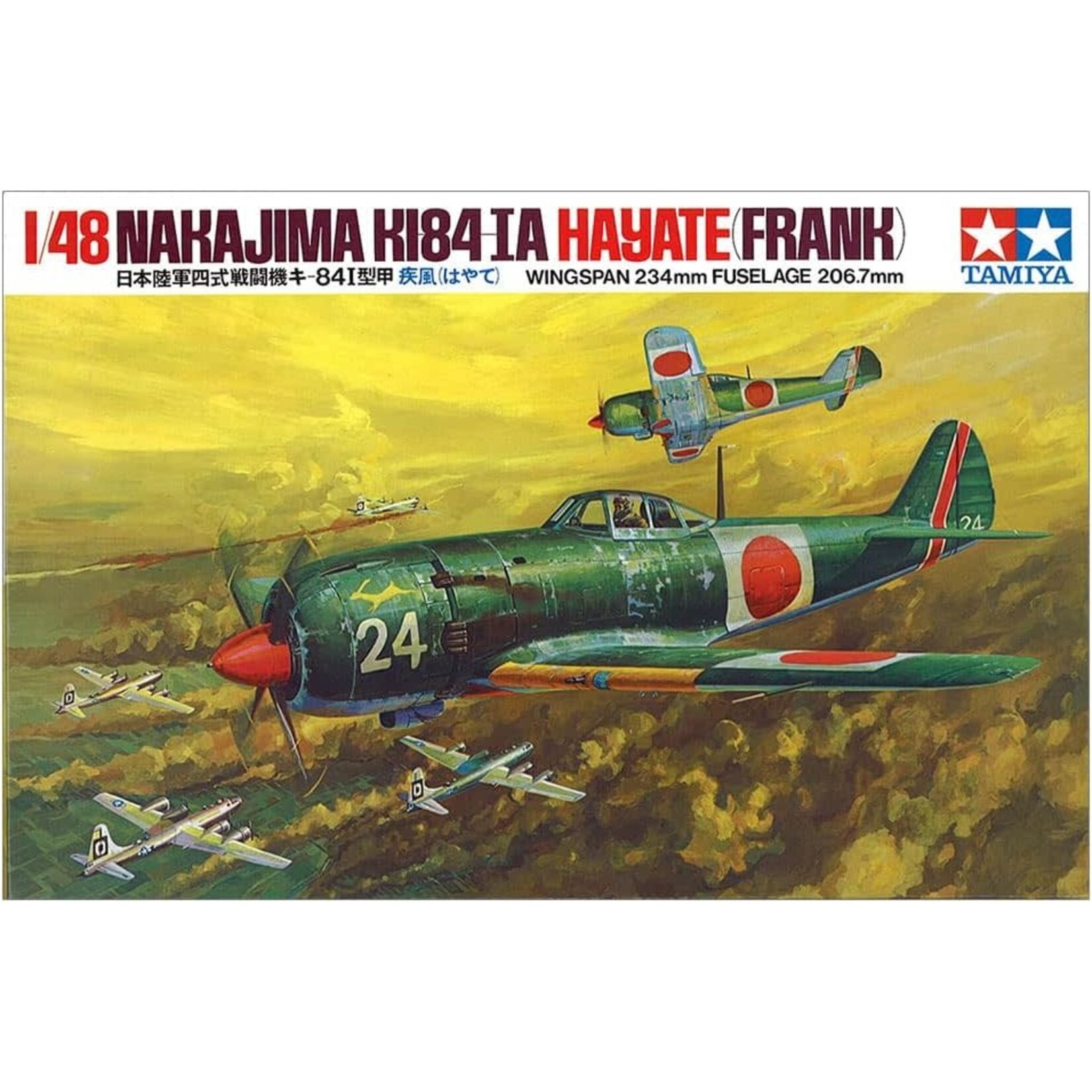 Tamiya 61013 1/48 Japanese Hayate Frank Type 4 Nakajima K184-IA