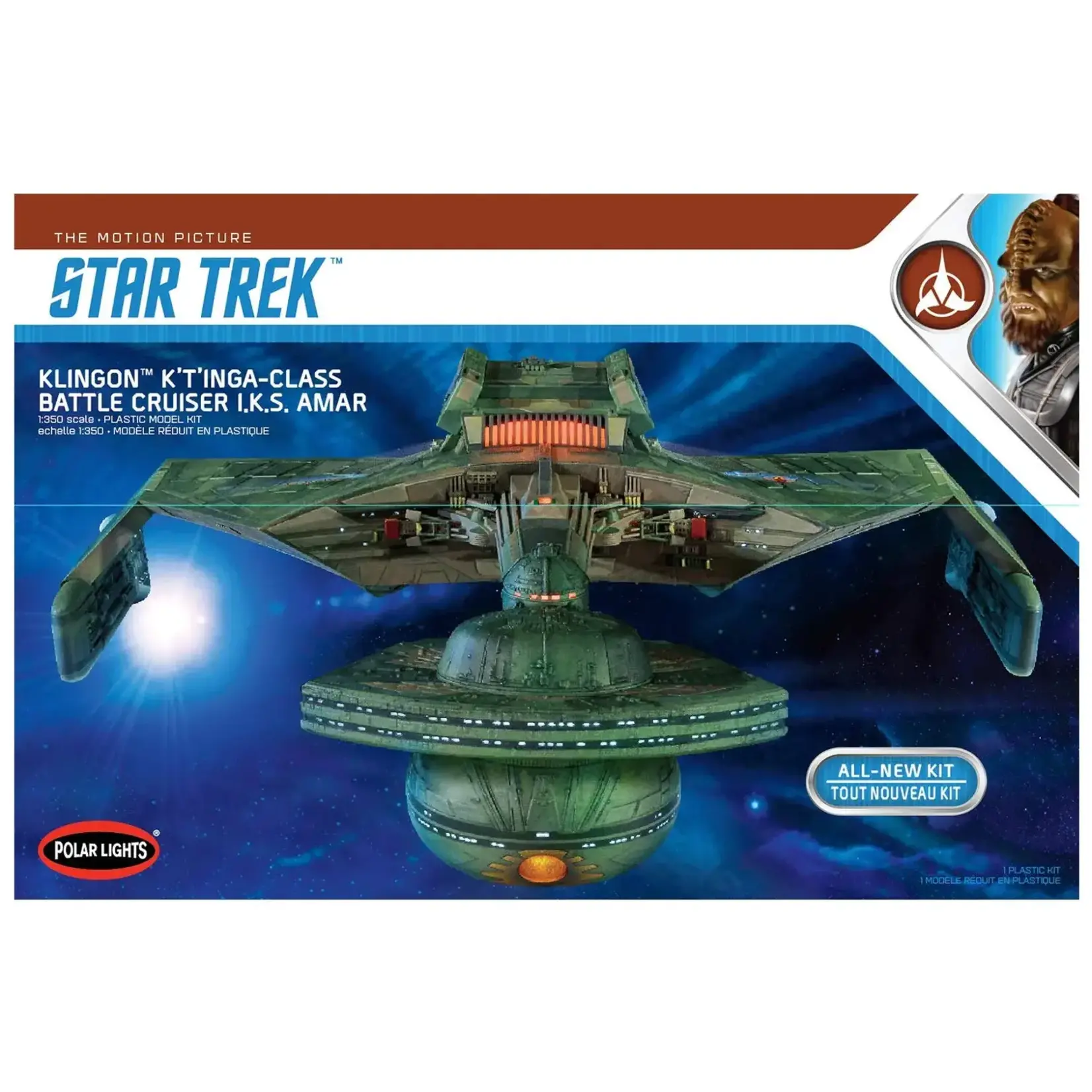 Polar Lights 950 Klingon Ktinga Class Battle