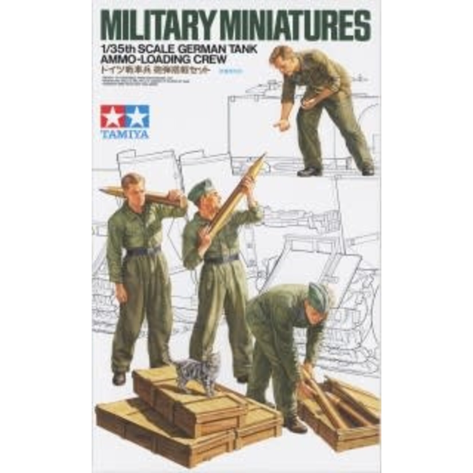 Tamiya 35188 1/35 German Tank Ammo-Loading Crew