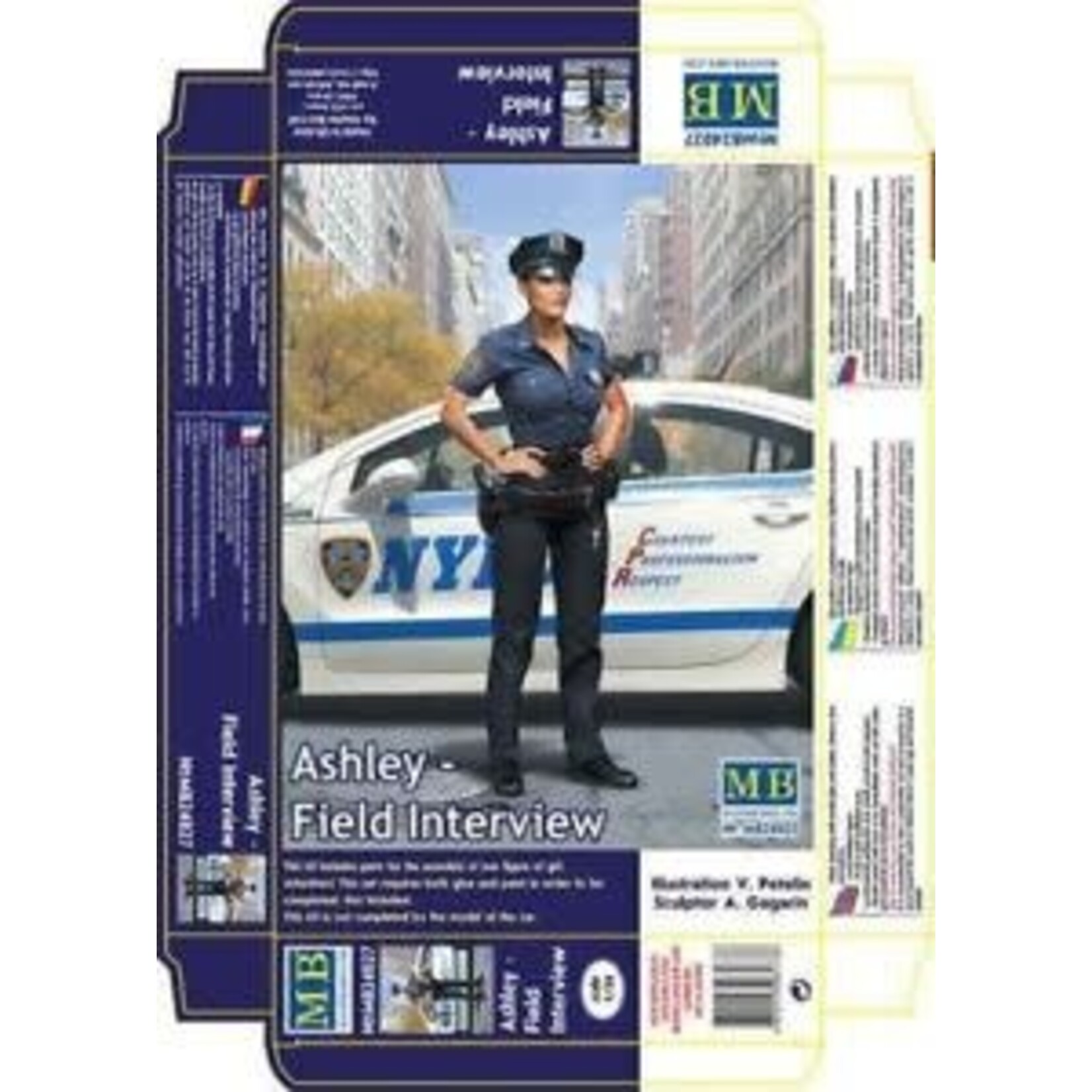 Master Box 24027 1/24 Ashley Modern Police Woman