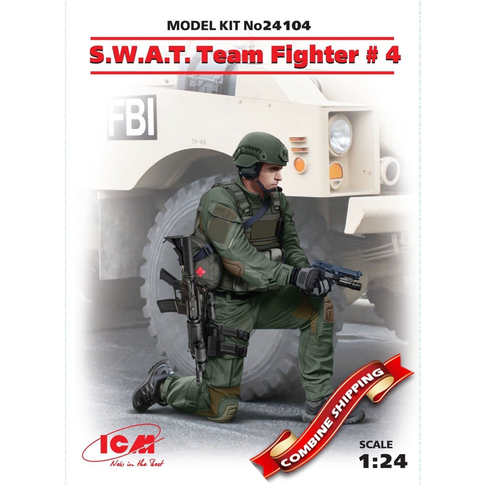 ICM 24104 Swat Team Fighter 4