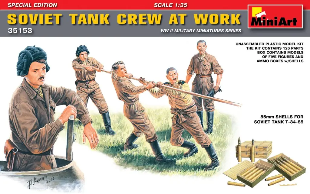 35153 Soviet Tank Crew At Work Scale: 1/35