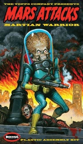 936 Mars Attacks Martian Warrior Plastic Model Kit