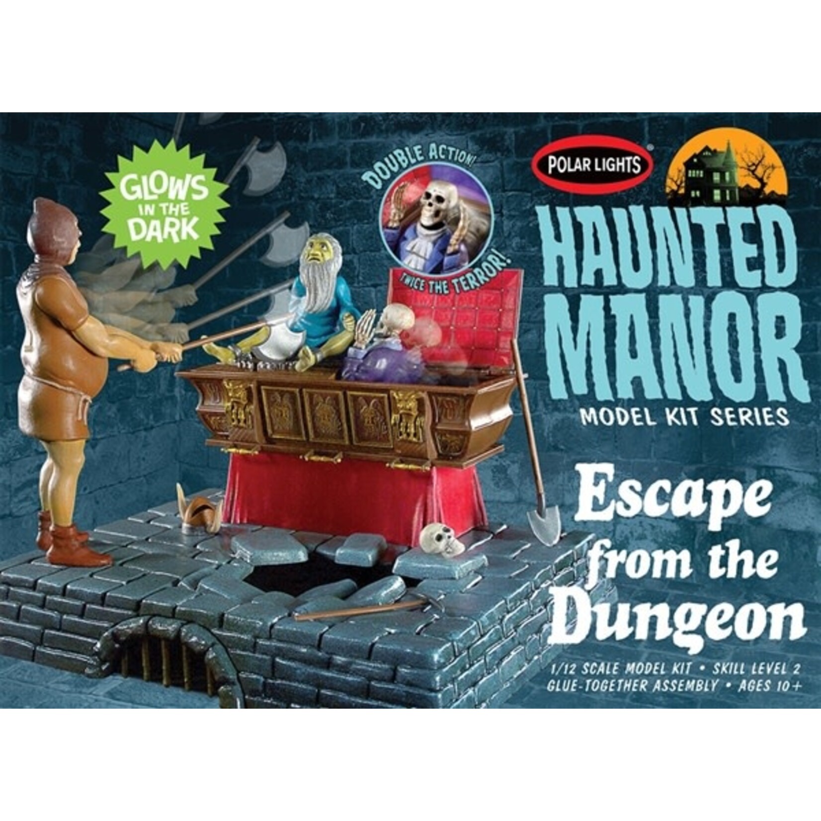 Polar Lights 972 Haunted Manor Escape from the Dungeon 1:12