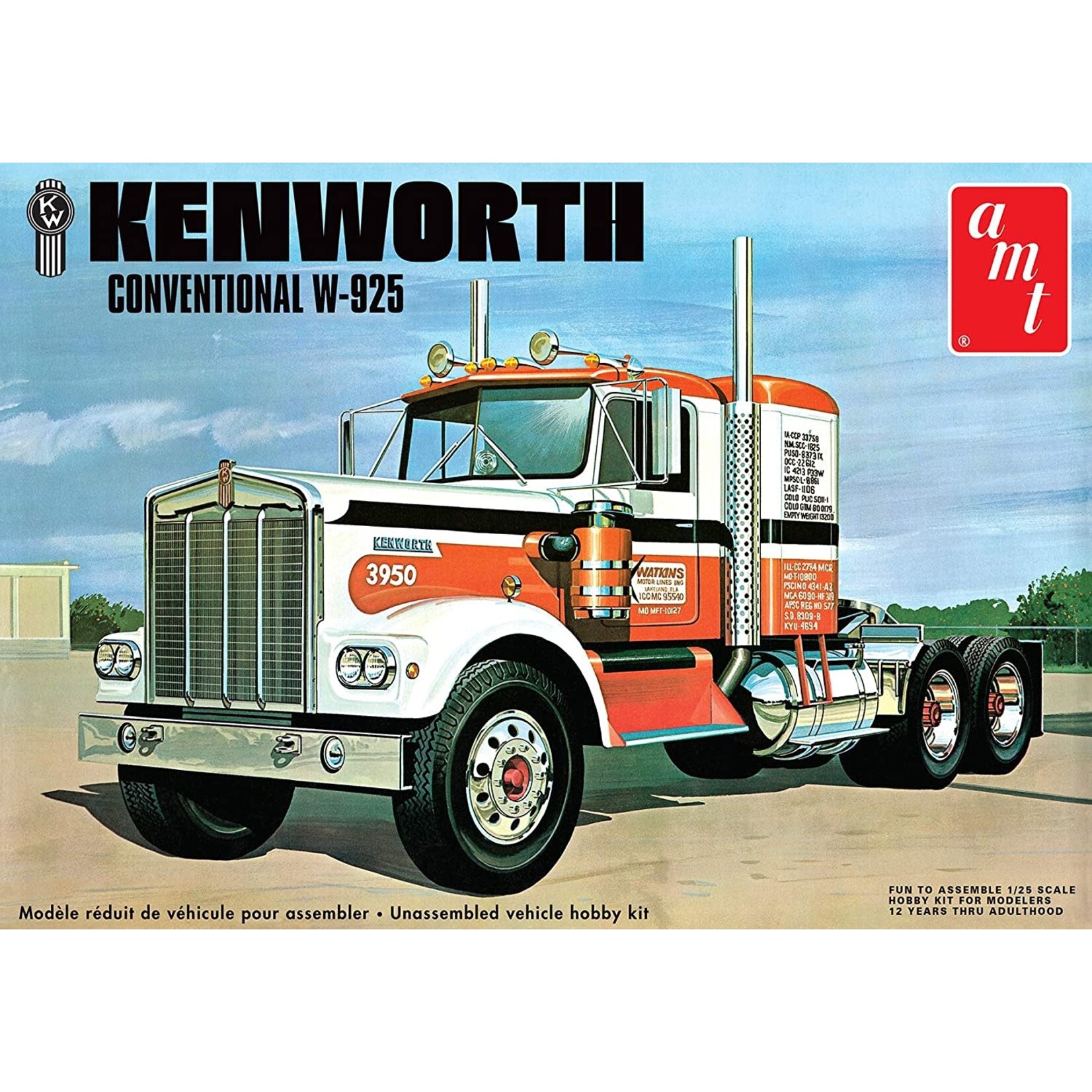 AMT 1021 Kenworth W925 Conventional