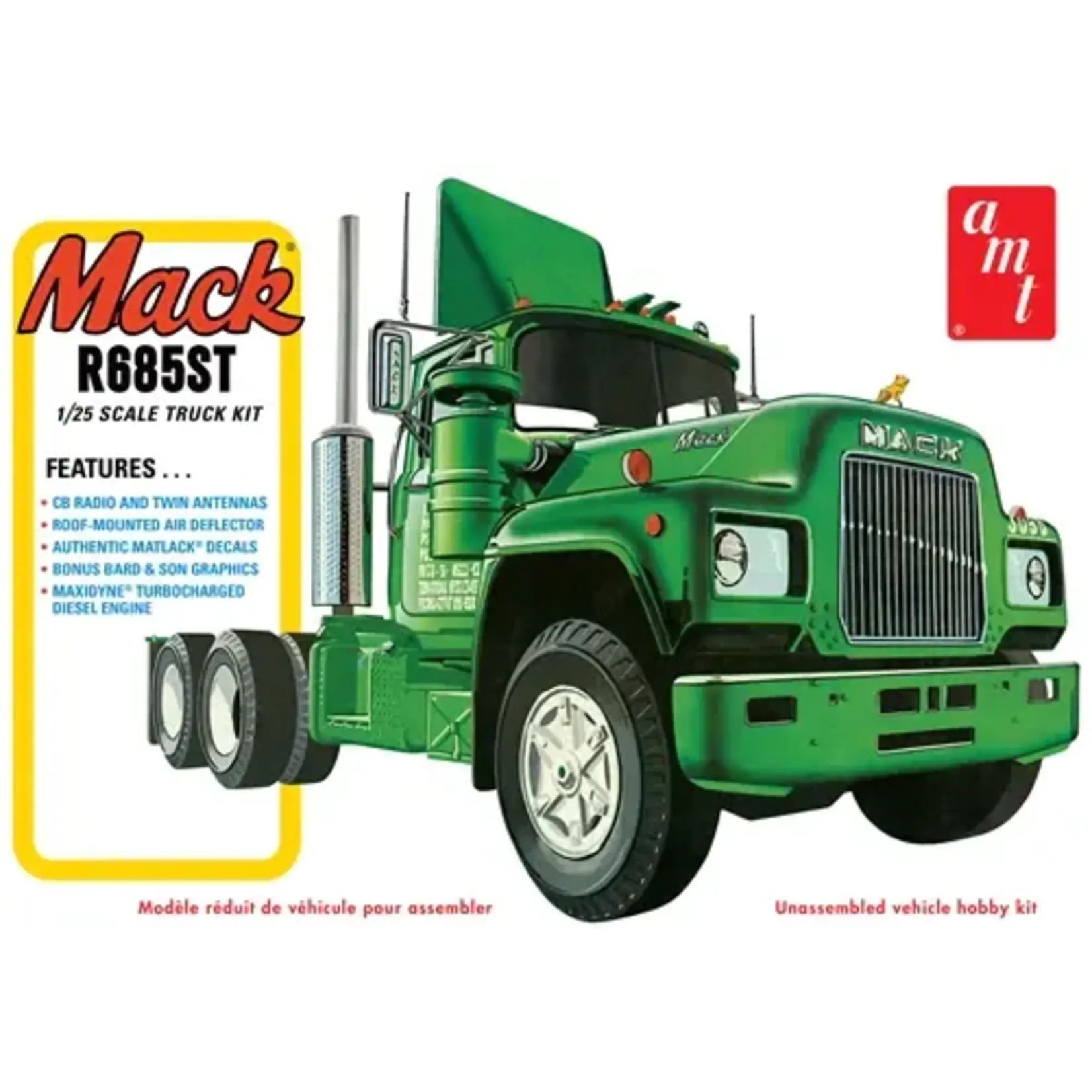 AMT 1039 Mack R685ST Semi Tractor Cab