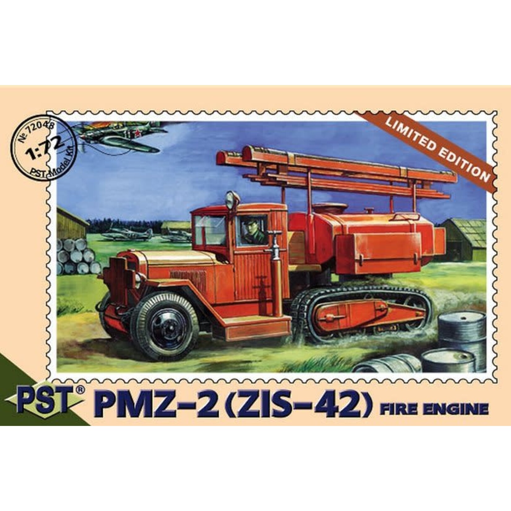 PST 72048 PMZ-2(ZIS-42) Fire Engine 1:72