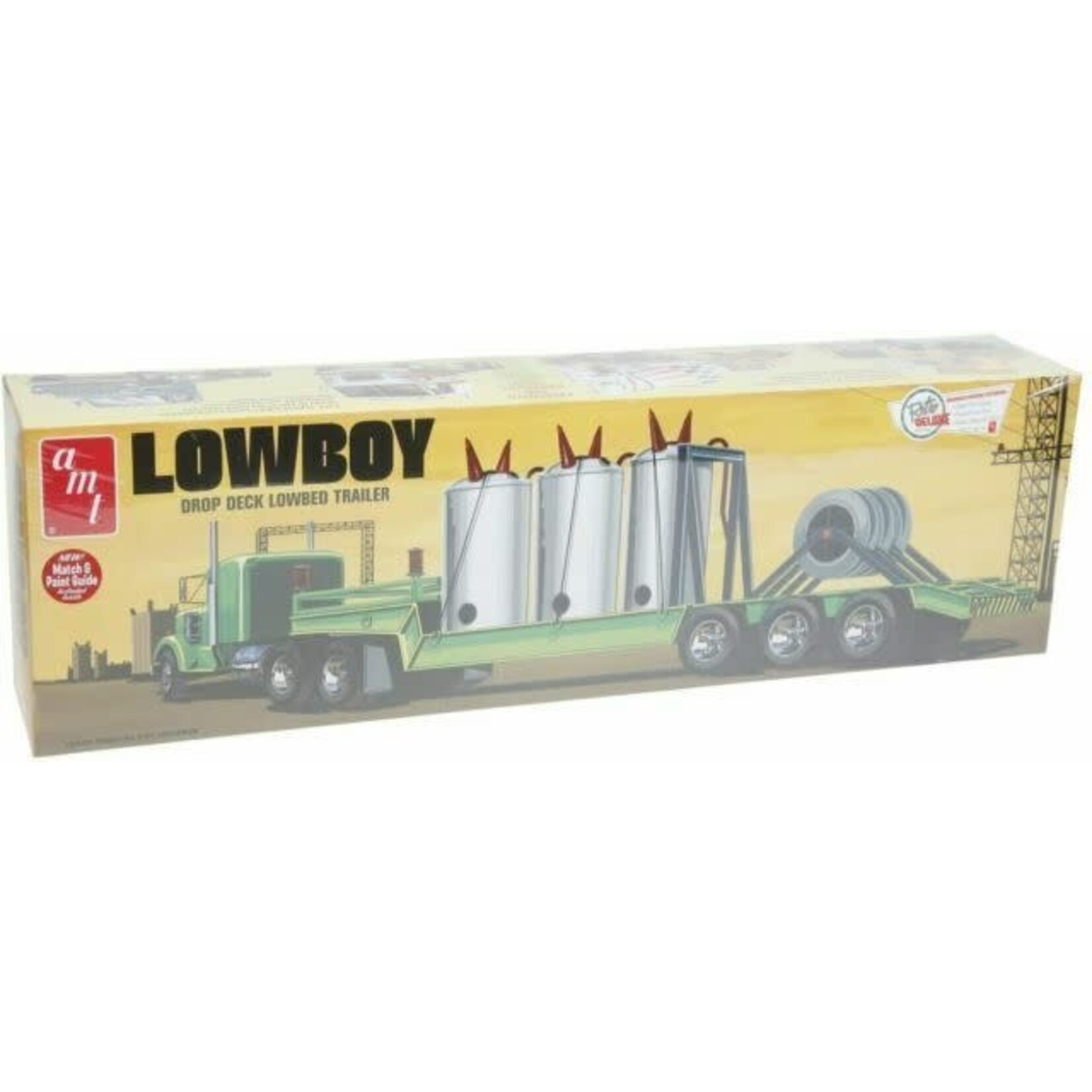 AMT 7591 880 1/25 Lowboy Trailer