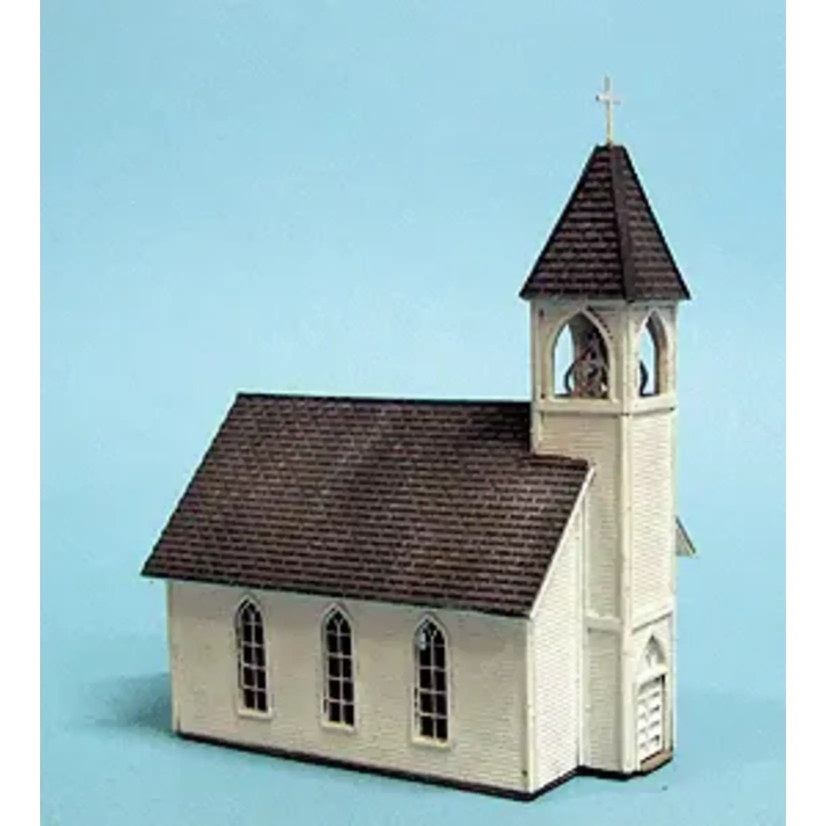 Blair Line 184169 HO Laser-Cut Wood Frame Church Kit