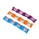 3406 Zotz Blue Raspberry, Orange, Grape - 1 pack of 4 Candies