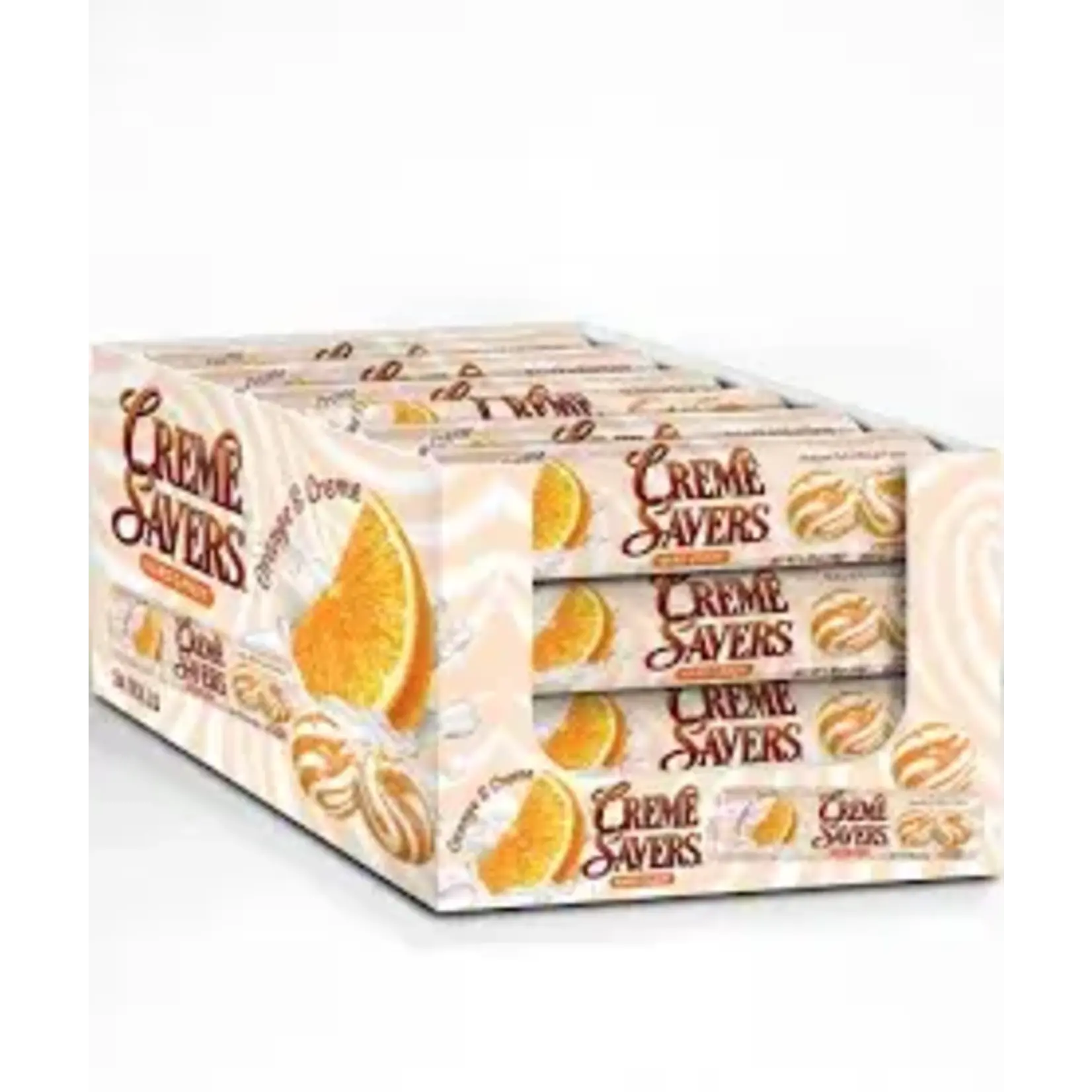 Candy 36442 Creme Savers Orange Cream - 1 Roll