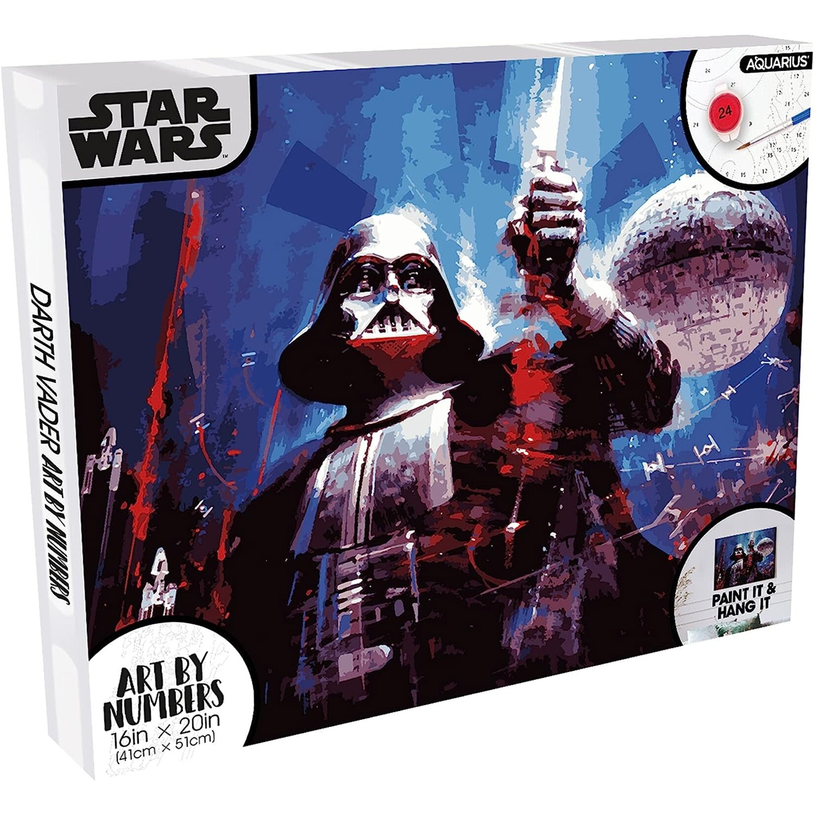 AQUARIUS 88029 Darth Vader Paint by Number