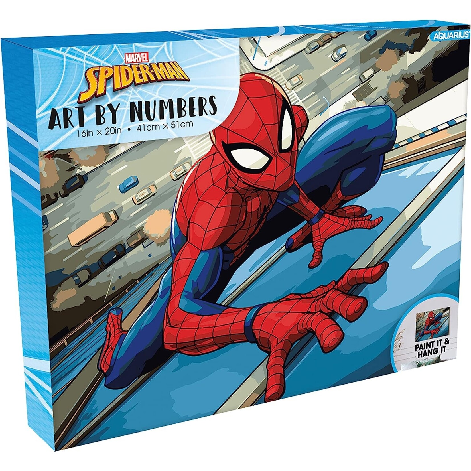 AQUARIUS 88017 Spider Man Paint by Number