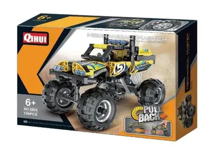 5804 Tech Bricks Monstor Truck Pull Back