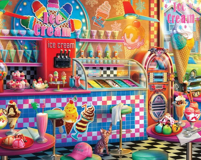 3311141 Ice Cream Shop 1000 Piece Jigsaw Puzzle