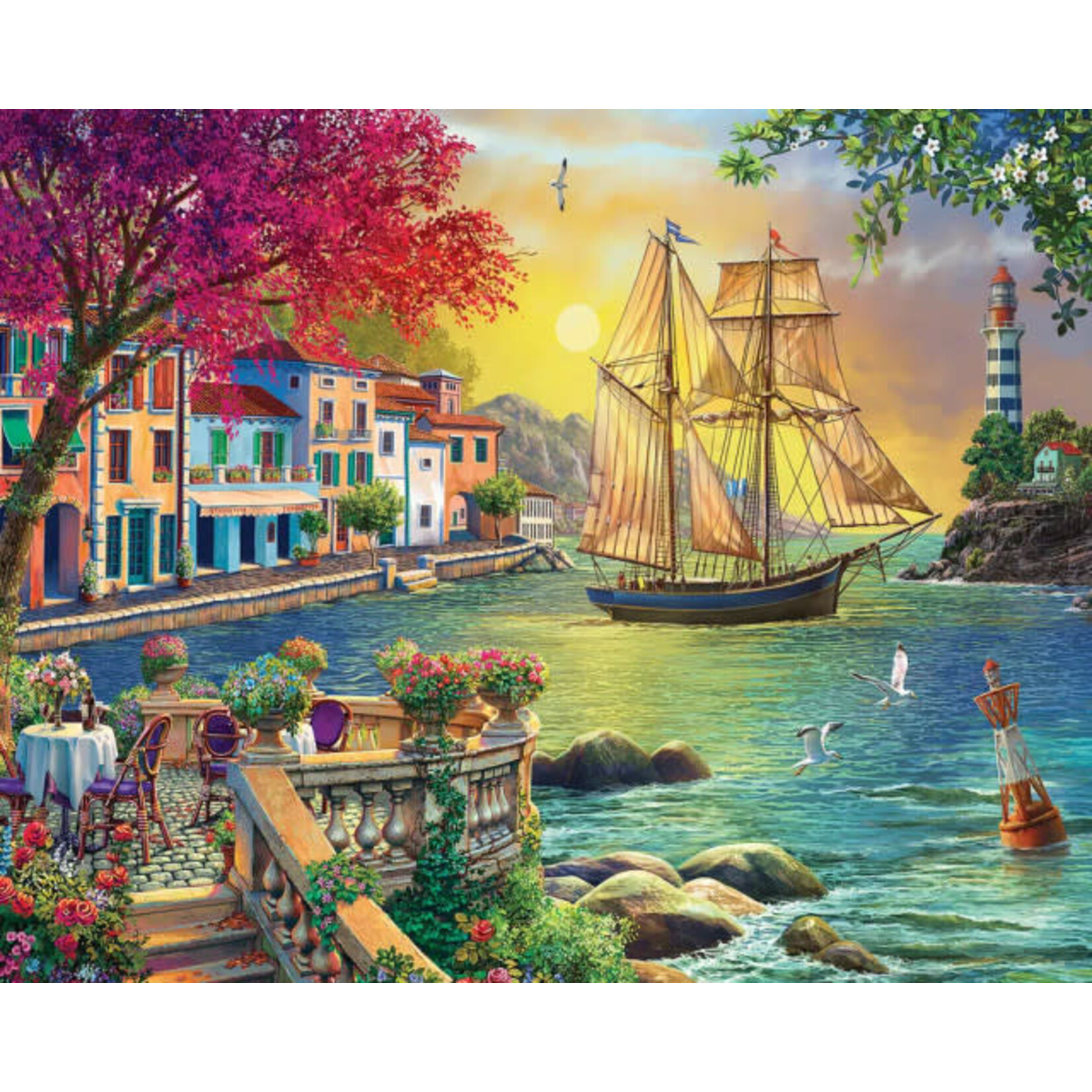 Springbok 3311153 Oceanside Sunset 1000 Piece Jigsaw Puzzle